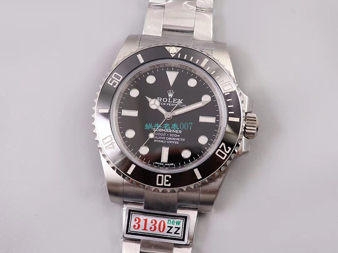 ZZ Factory 高仿手表 Rolex  Submariner 型无日历 Submariner 114060-97200 黑盘 wrist watch  / R631