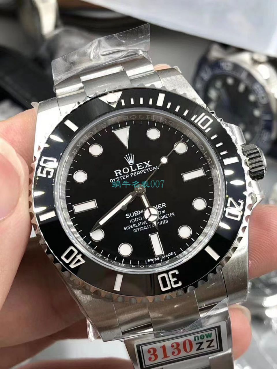ZZ Factory 高仿手表 Rolex  Submariner 型无日历 Submariner 114060-97200 黑盘 wrist watch  / R631