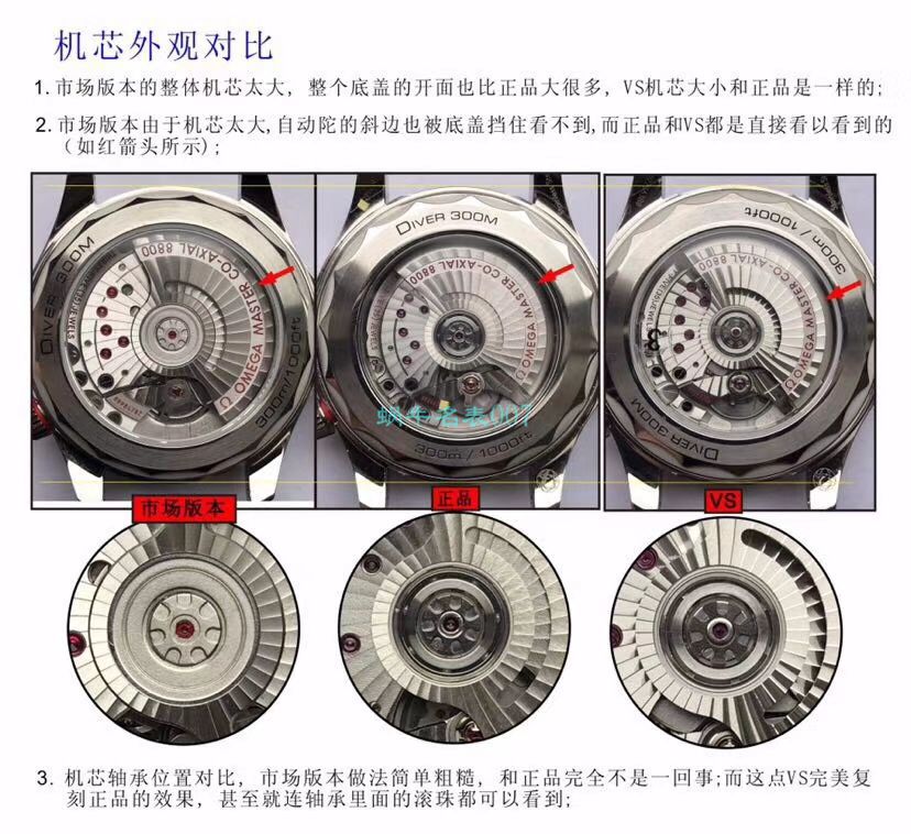 VS Factory OMEGA Seamaster 300手表对比【 Video analysis 】为什么要买VS Factory OMEGA / VSOUMIJIA