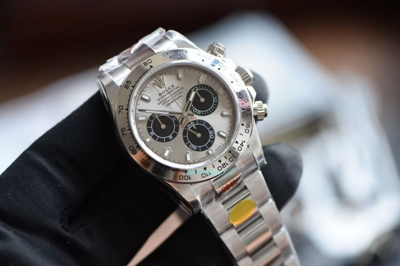 n Factory  Ditongna v3【 Video analysis 】N Factory 新品灰面4130 Rolex 一比一复刻高仿 Ditongna m116509-0072手表 / R633