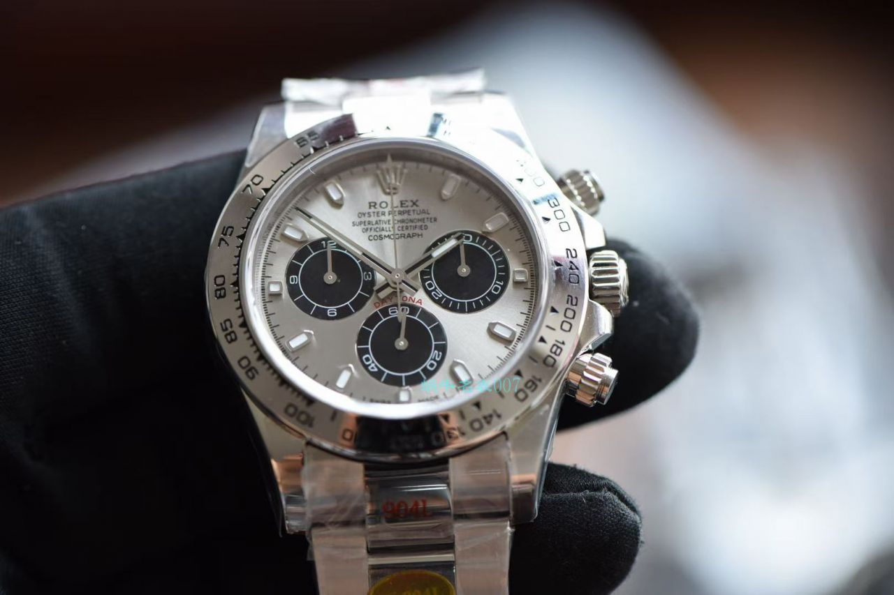 n Factory  Ditongna v3【 Video analysis 】N Factory 新品灰面4130 Rolex 一比一复刻高仿 Ditongna m116509-0072手表 / R633