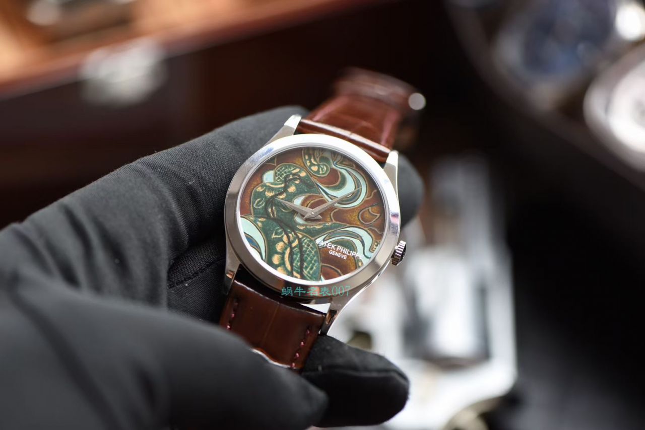 FL Factory  top 复刻高仿手表 PATEK PHILIPPE 珍稀工艺珐琅5077P-102《不丹六色织品》，5077P-103《不丹八色织品》 wrist watch  / BD316