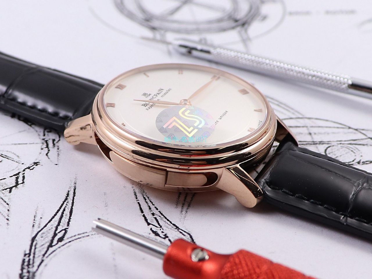 ZS Factory 高仿Blancpain 艺术大师春宫手表6033-3642-55A wrist watch  / BP072