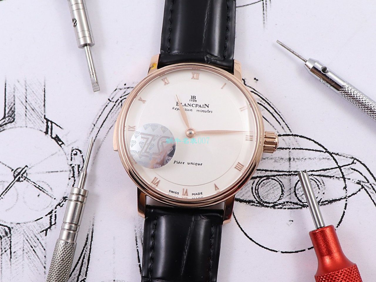 ZS Factory 高仿Blancpain 艺术大师春宫手表6033-3642-55A wrist watch  / BP072