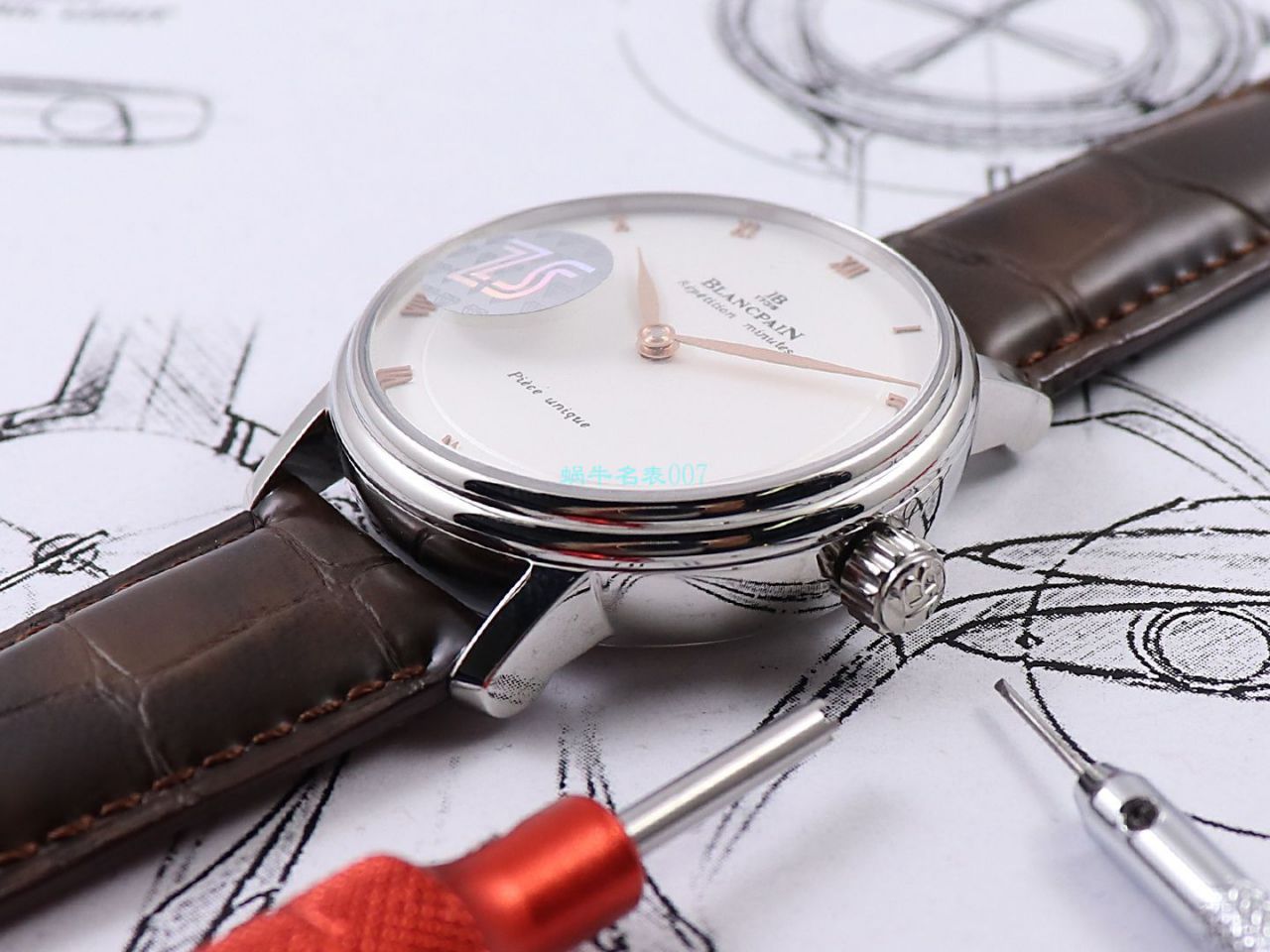 ZS Factory 高仿Blancpain 艺术大师春宫手表6033-3642-55A wrist watch  / BP072