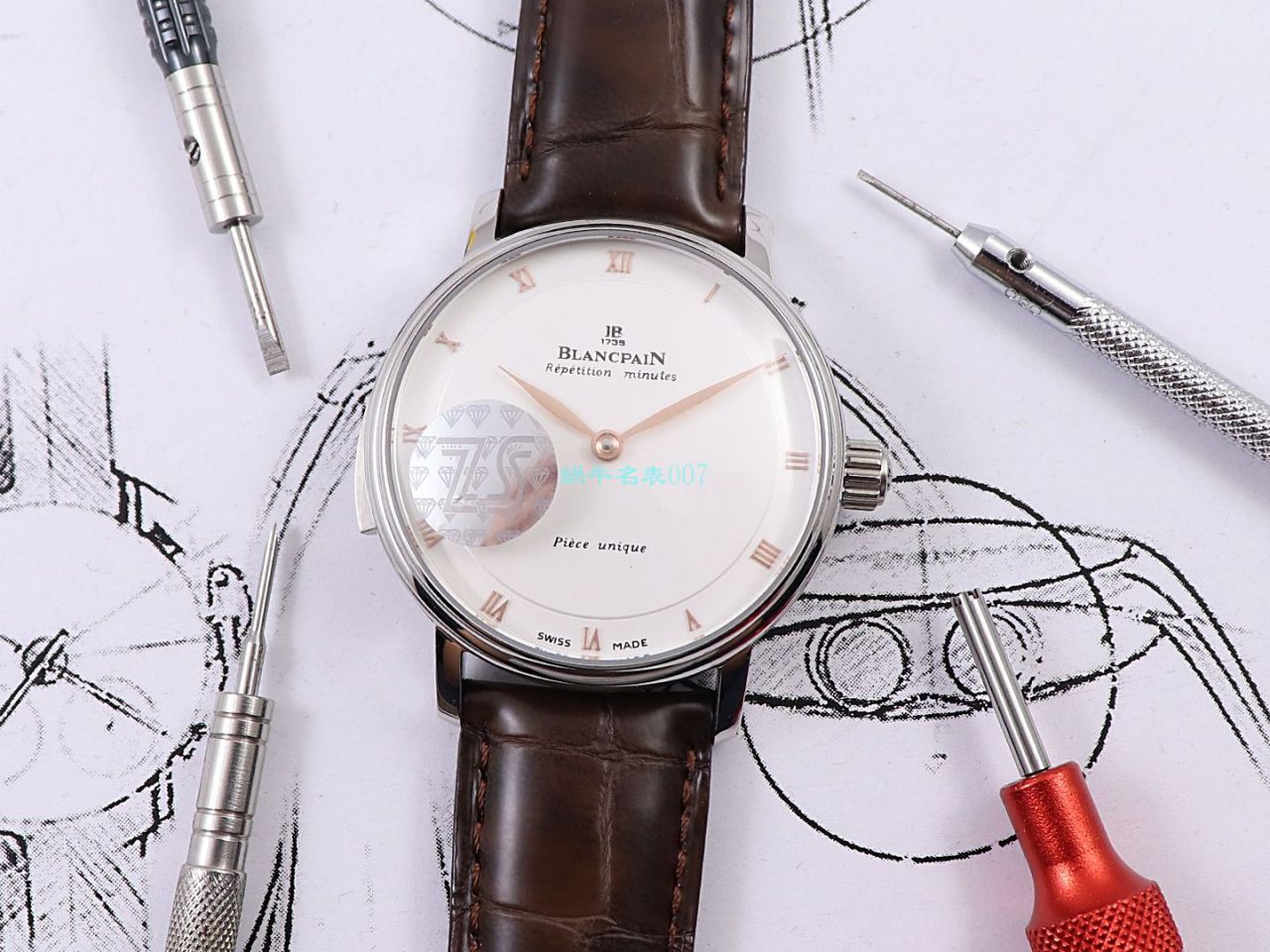 ZS Factory 高仿Blancpain 艺术大师春宫手表6033-3642-55A wrist watch  / BP072