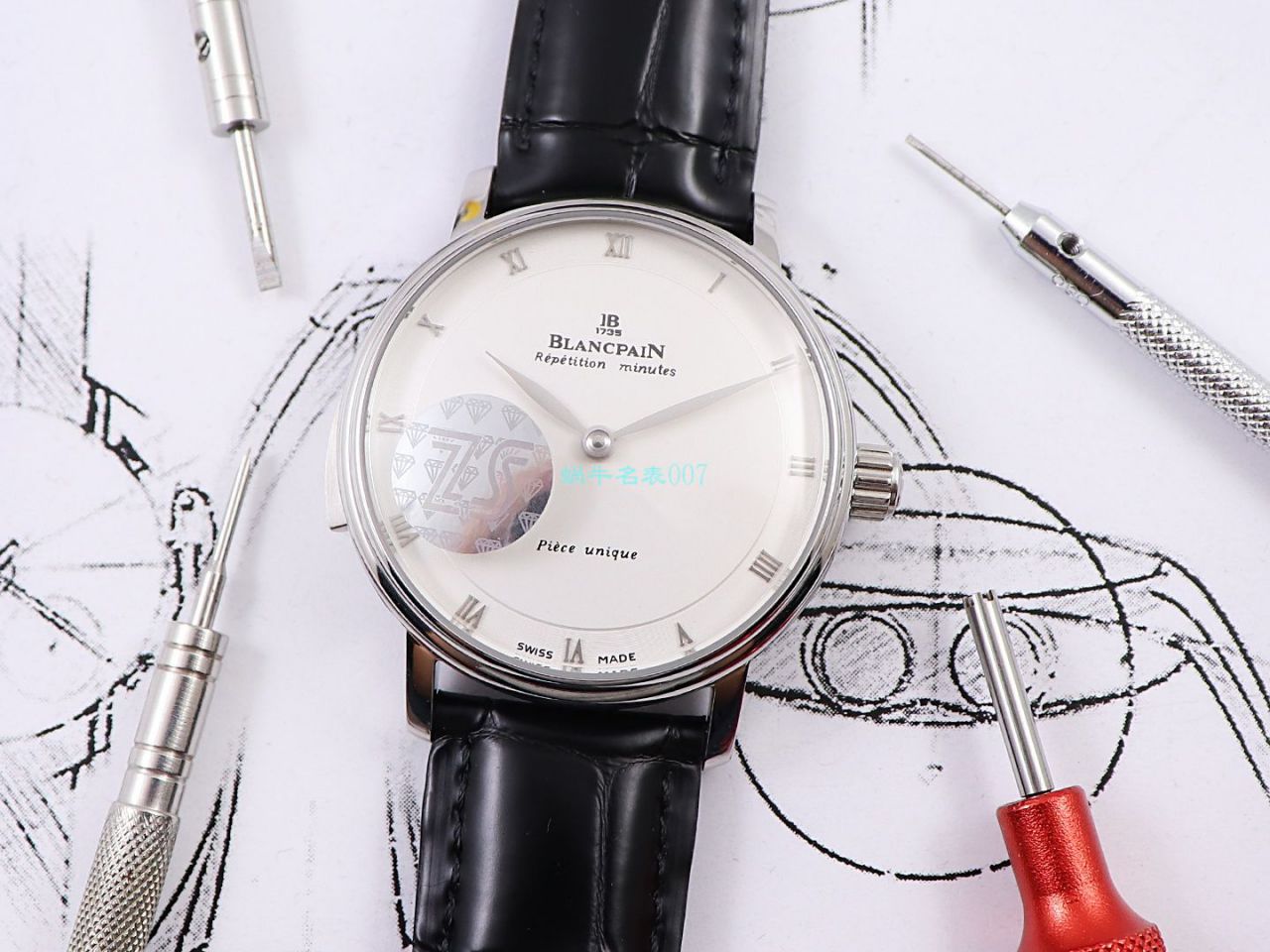 ZS Factory 高仿Blancpain 艺术大师春宫手表6033-3642-55A wrist watch  / BP072