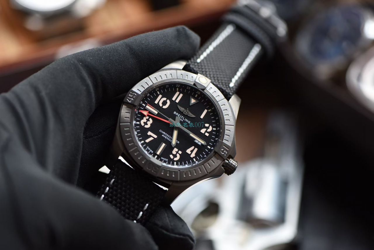 【 Video analysis 】OXF高仿手表 Breitling 复仇者GMT双时区V32395101B1X1 wrist watch  / BL196