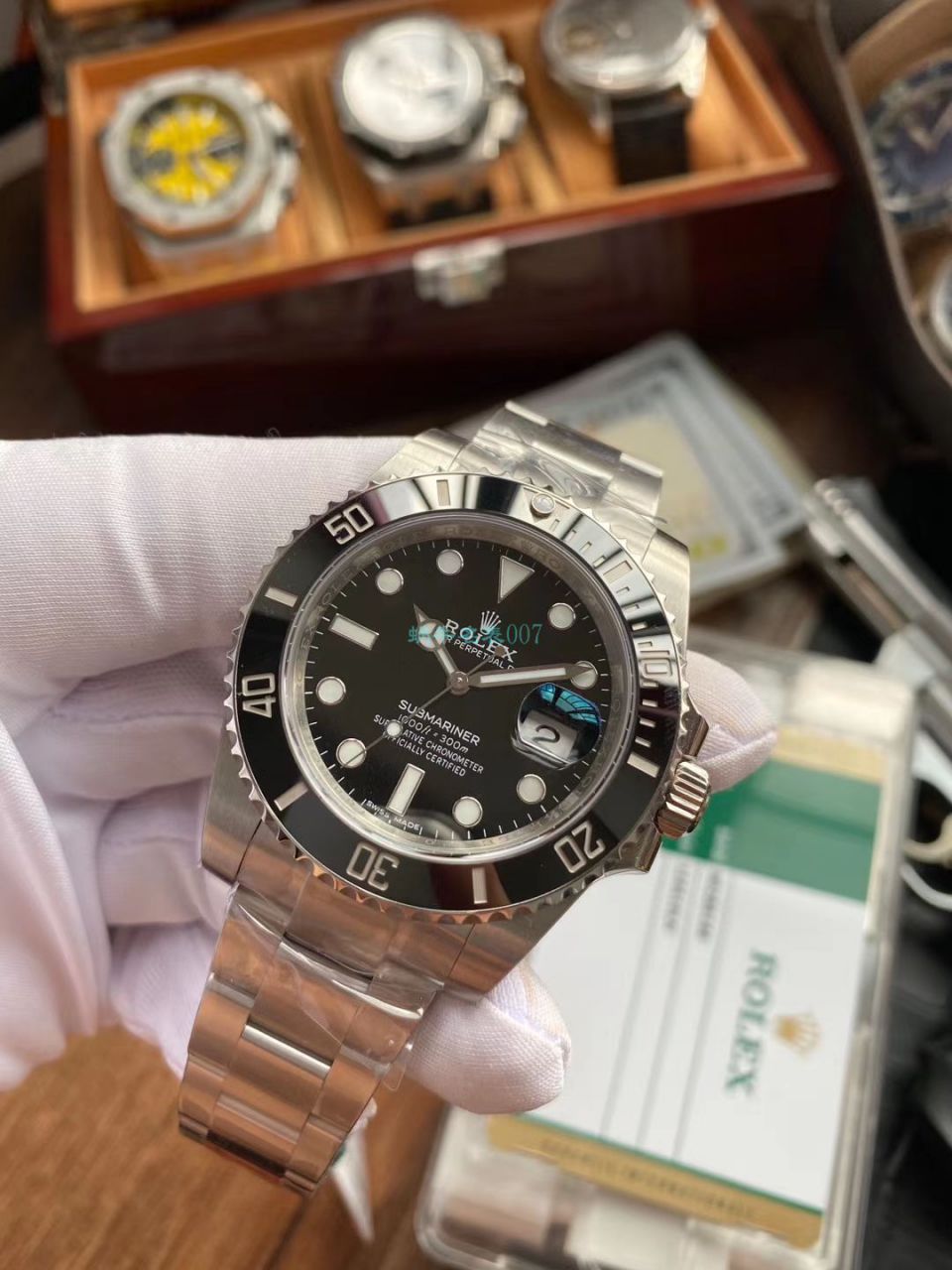 V6 Factory  top 新作复刻高仿 Rolex  Submariner 116610LN-97200手表 / R639V6