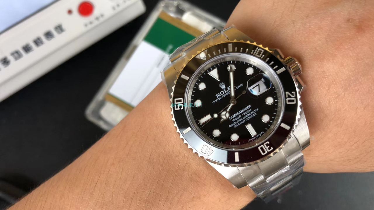 V6 Factory  top 新作复刻高仿 Rolex  Submariner 116610LN-97200手表 / R639V6