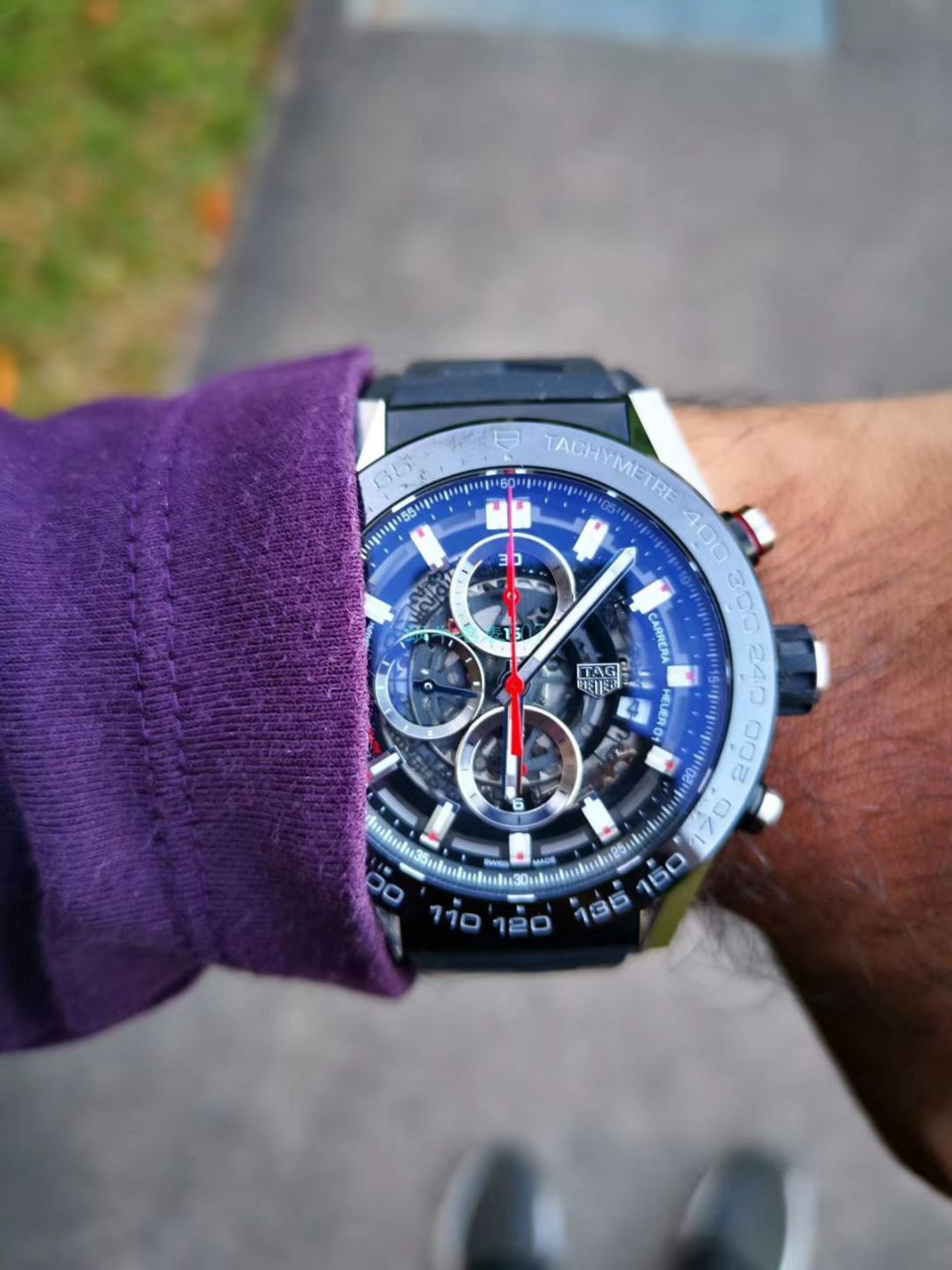 XF Factory  TAG Heuer 卡莱拉系列CAR201V.BA0714 wrist watch  / TG105