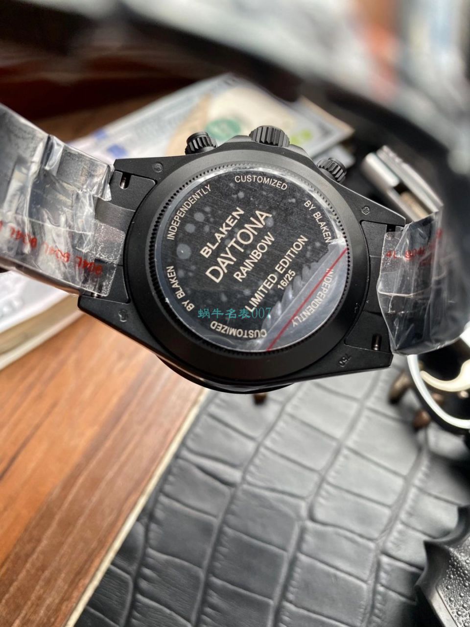 TW Factory 超A高仿Blacken改装 Rolex  Ditongna 碳黑钢皇副本手表 / R650