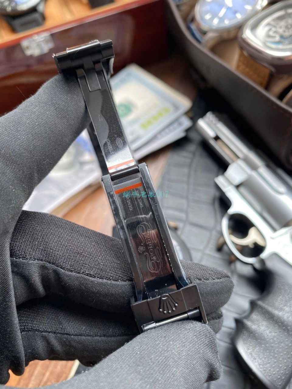 TW Factory 超A高仿Blacken改装 Rolex  Ditongna 碳黑钢皇副本手表 / R650