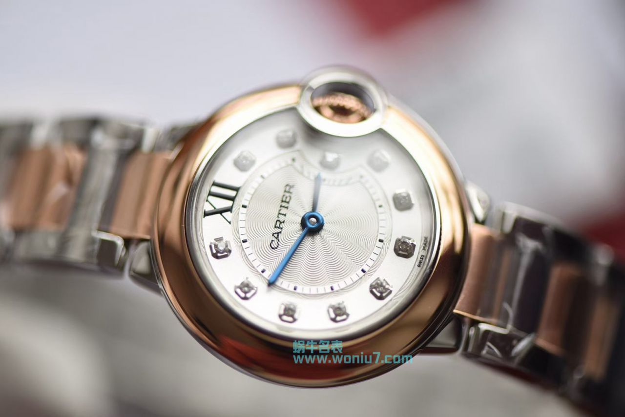 【 Video analysis 】V6 Factory 高仿 Cartier  蓝气球28毫米女士手表W3BB0005 / K308