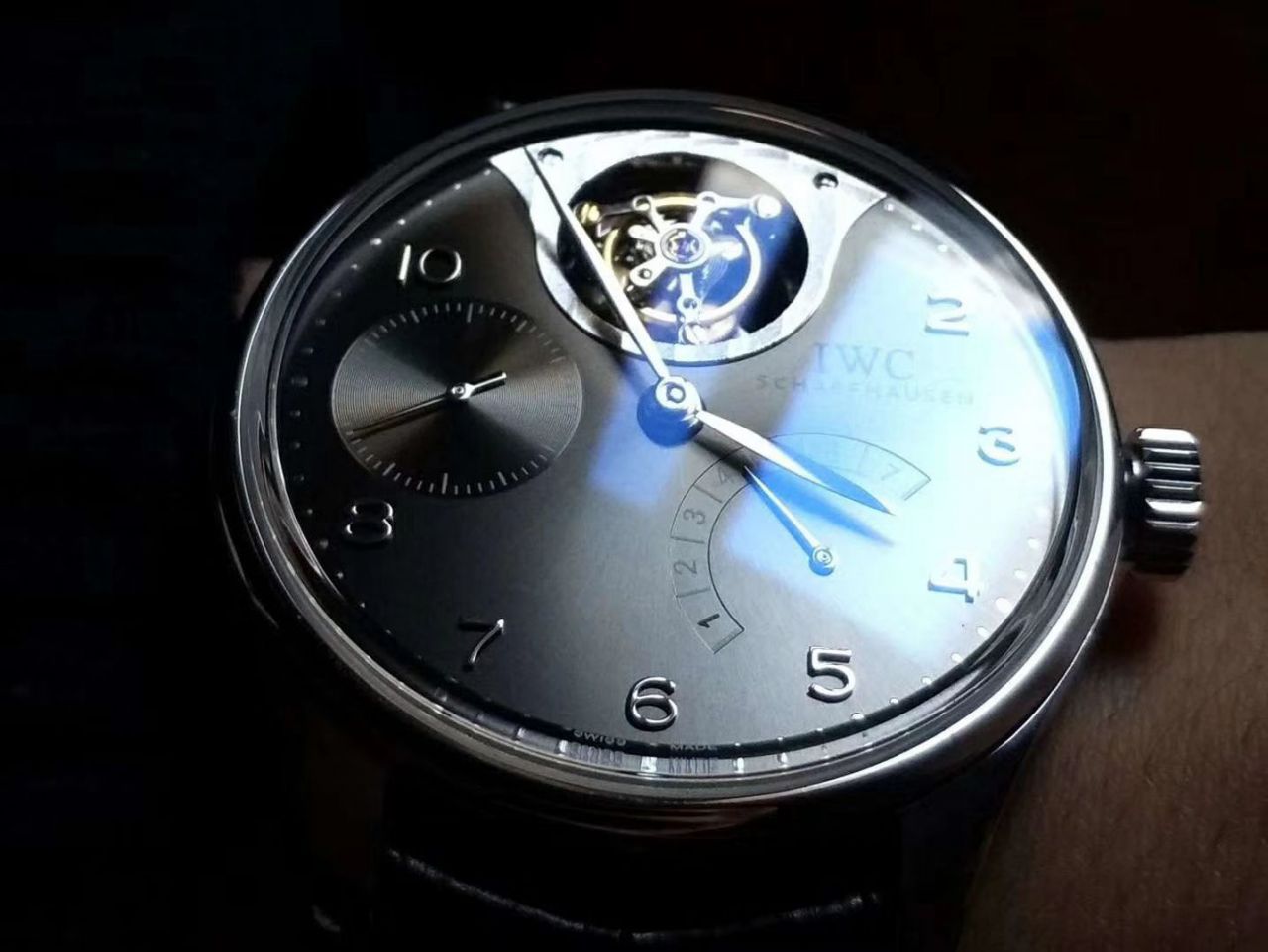 【 Video analysis 】YL Factory  IWC 葡萄牙高仿 Tourbillon 复刻手表IW504601 wrist watch  / WG569