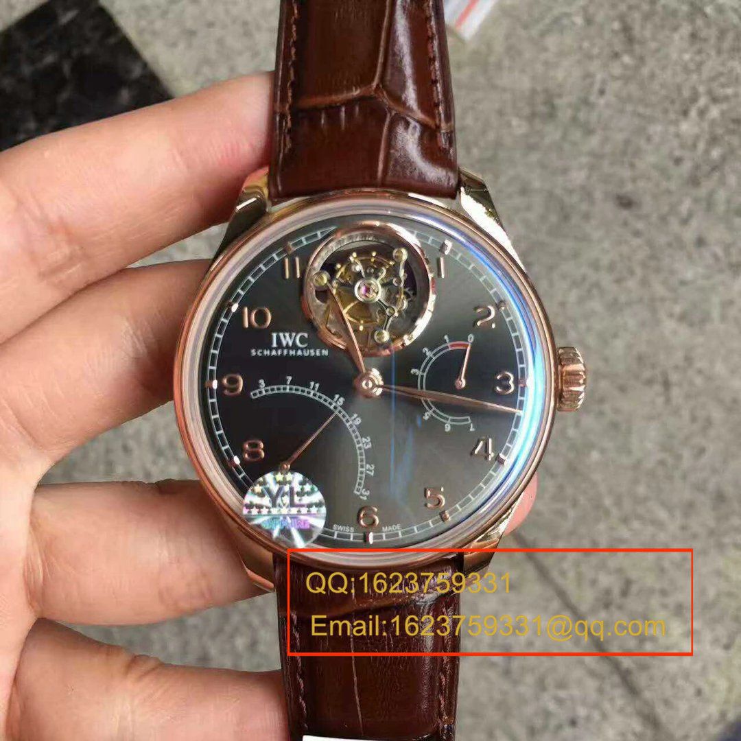 【 Video analysis 】YL Factory 超A高仿 IWC  Tourbillon 手表葡萄牙IW504402 wrist watch  / WG570
