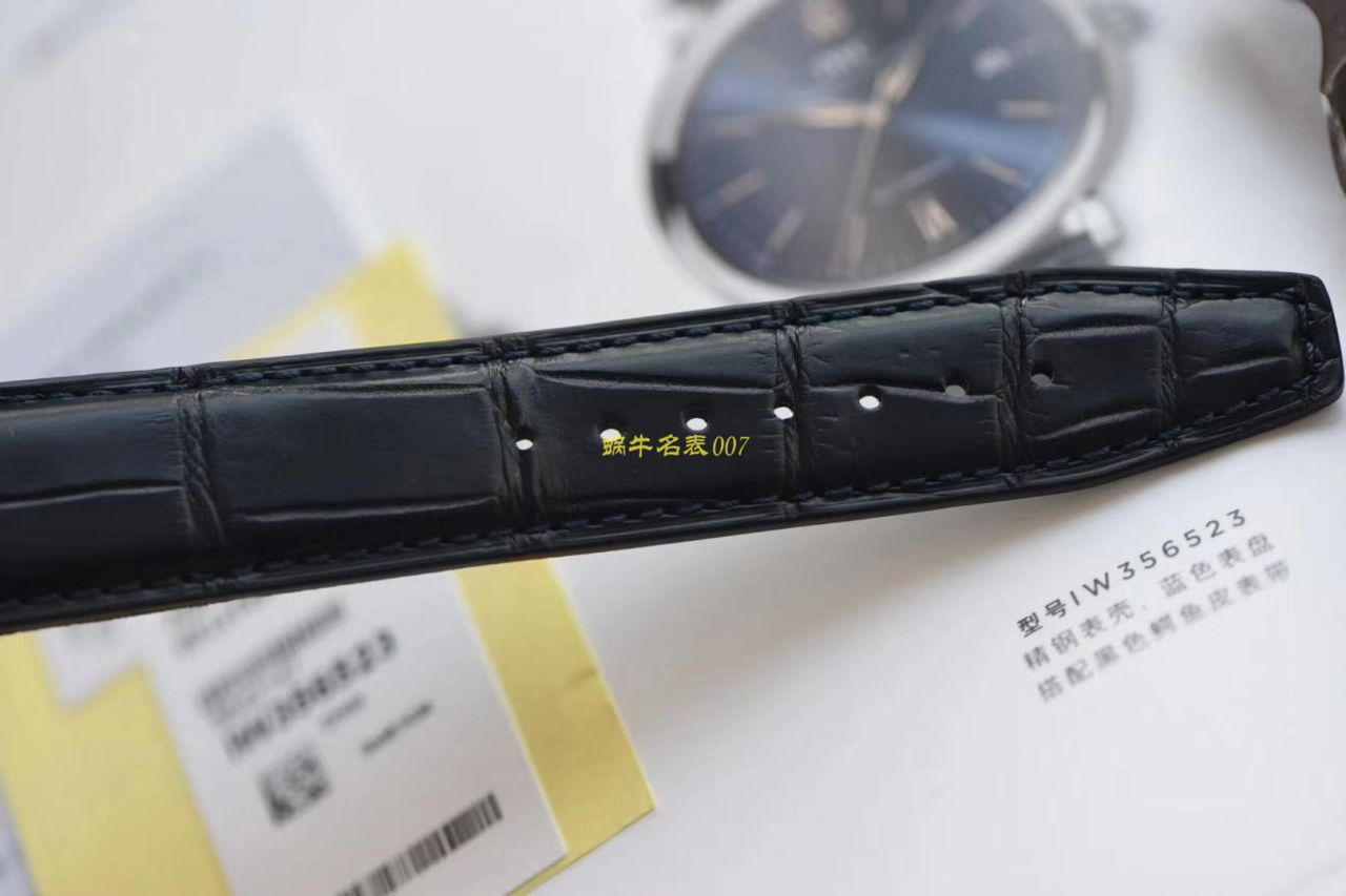 【 Video analysis 】v7 Factory  IWC  top 复刻高仿柏涛菲诺真 Movement 版IW356512价格 / WG576