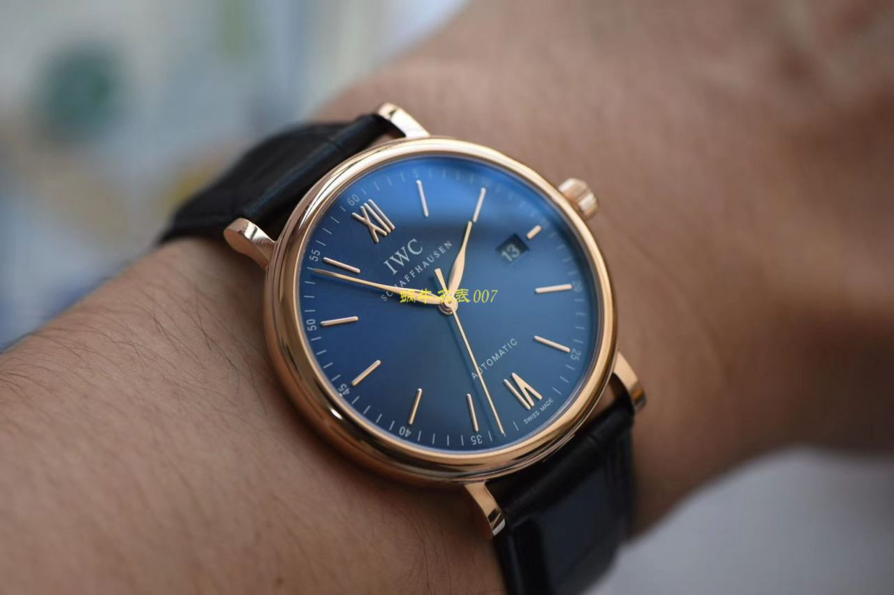 【 Video analysis 】v7 Factory  IWC  top 复刻高仿柏涛菲诺真 Movement 版IW356512价格 / WG576