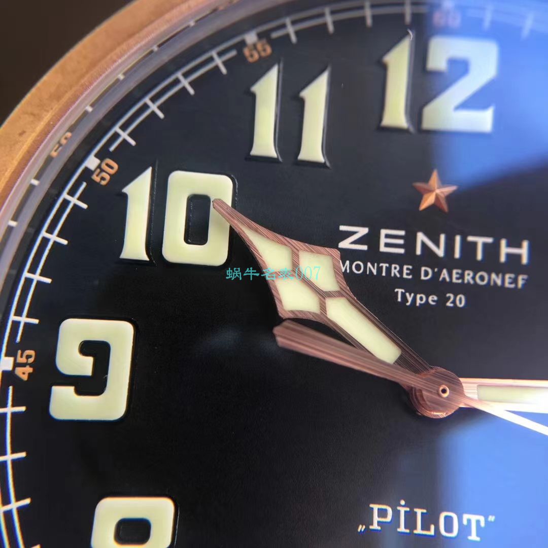 【 Video analysis 】XF Factory 超A高仿手表真力时青铜大飞29.2430.679/21.C753 wrist watch  / ZSL062