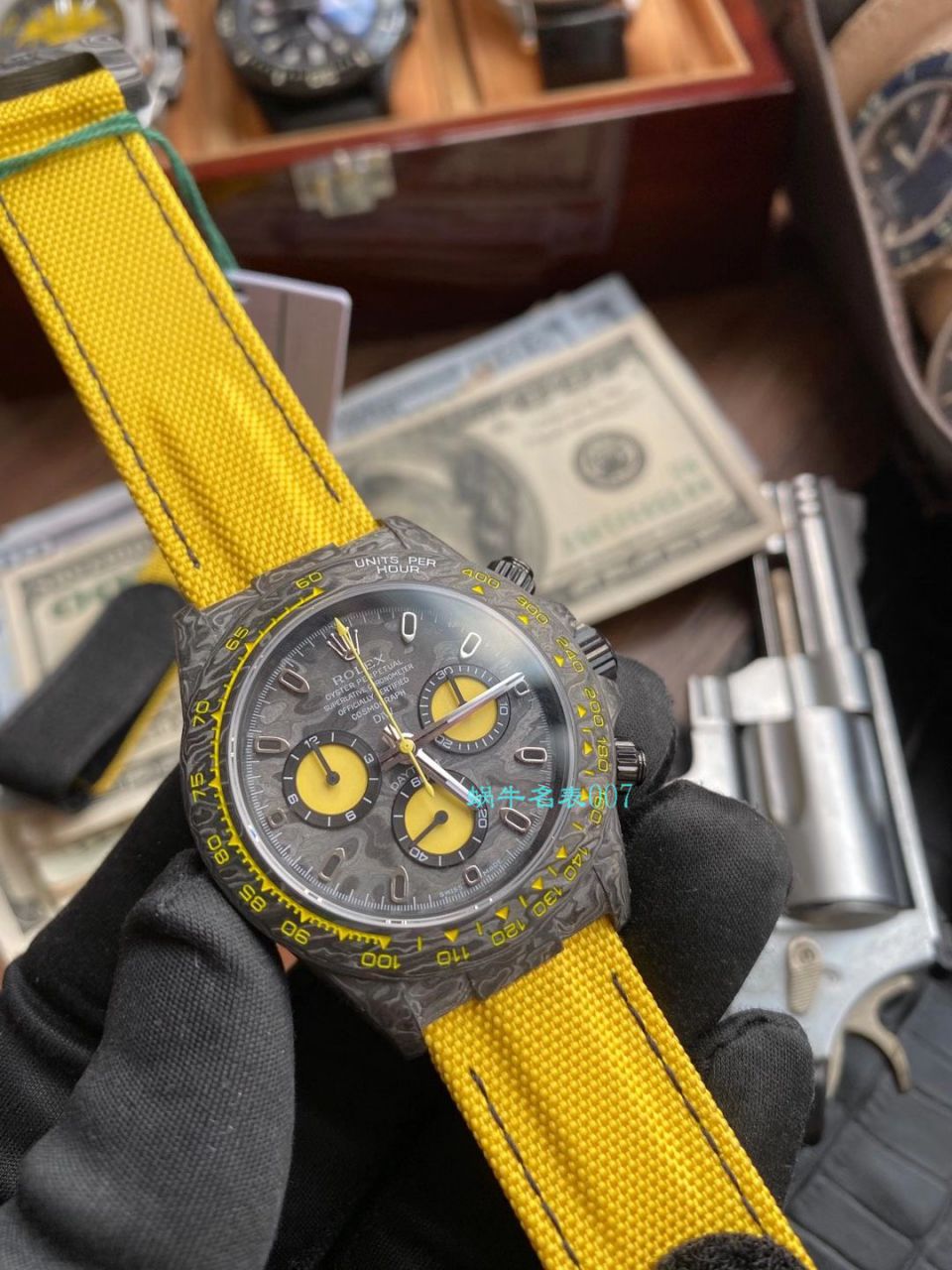 WWF Factory ROLEX宇宙计时 carbon fiber  Ditongna 系列之Diw团队改造版手表 / R651