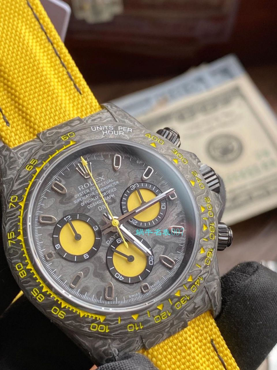 WWF Factory ROLEX宇宙计时 carbon fiber  Ditongna 系列之Diw团队改造版手表 / R651