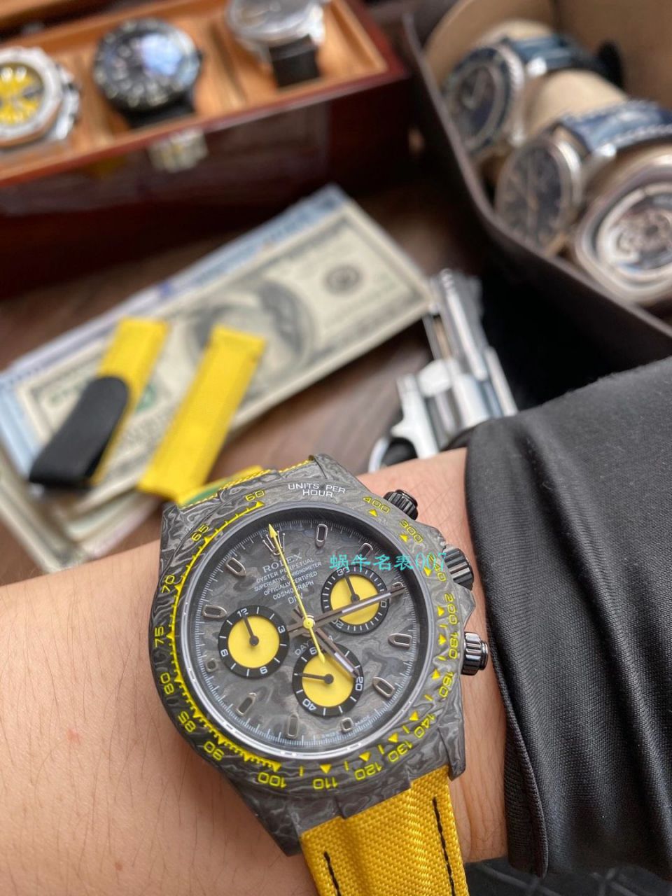 WWF Factory ROLEX宇宙计时 carbon fiber  Ditongna 系列之Diw团队改造版手表 / R651