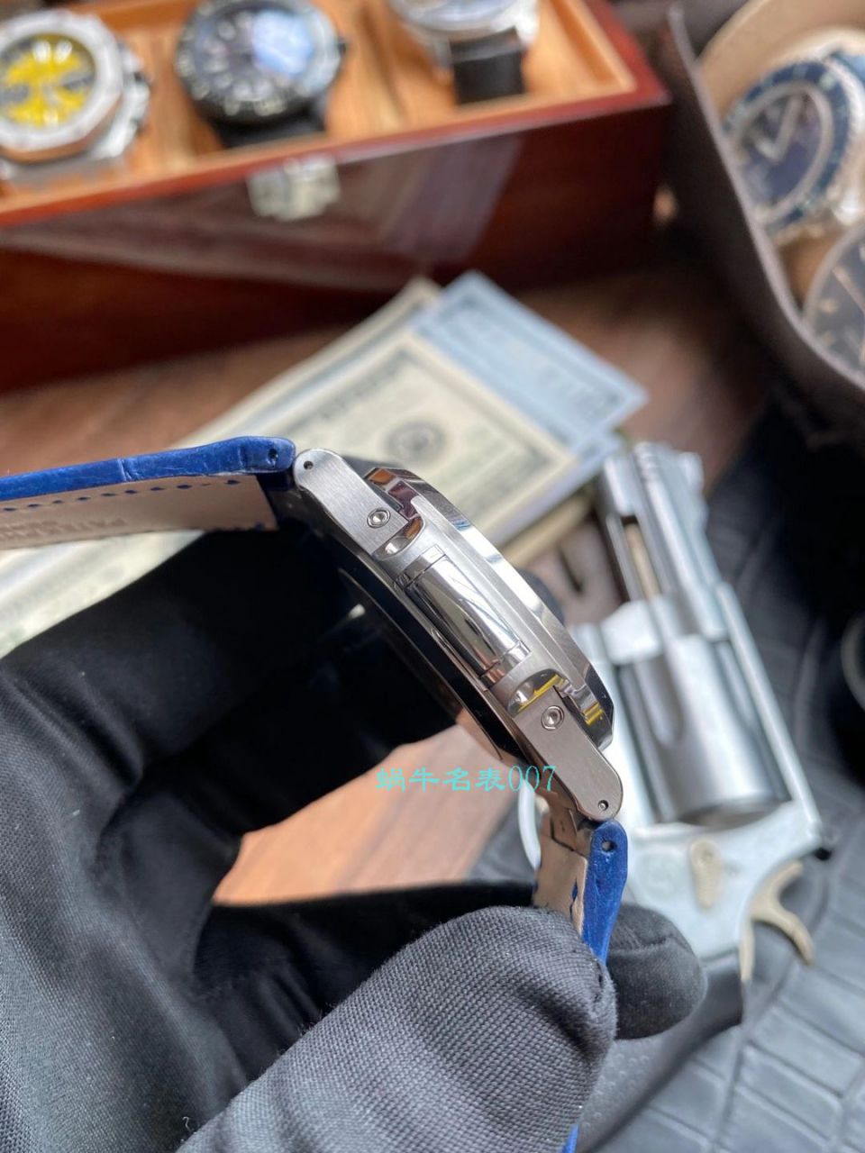 GR Factory 最新 PATEK PHILIPPE Nautilus Nautilus 年历碗表 top 复刻高仿5726系列V2版本（升级真月相） / BD330jpg