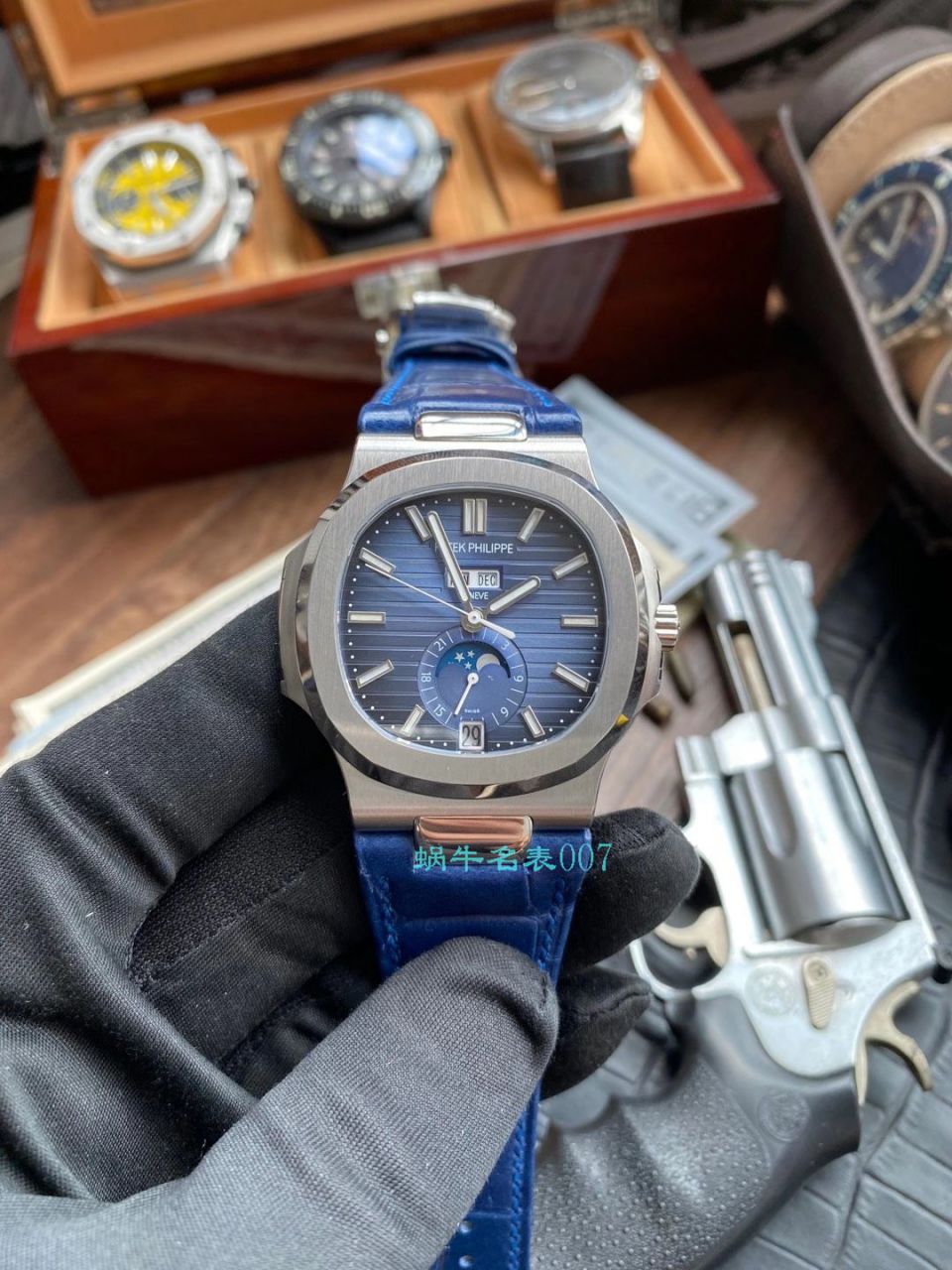 GR Factory  PATEK PHILIPPE  Nautilus 高仿手表V2版本5726/1A-014真月相 / BD327