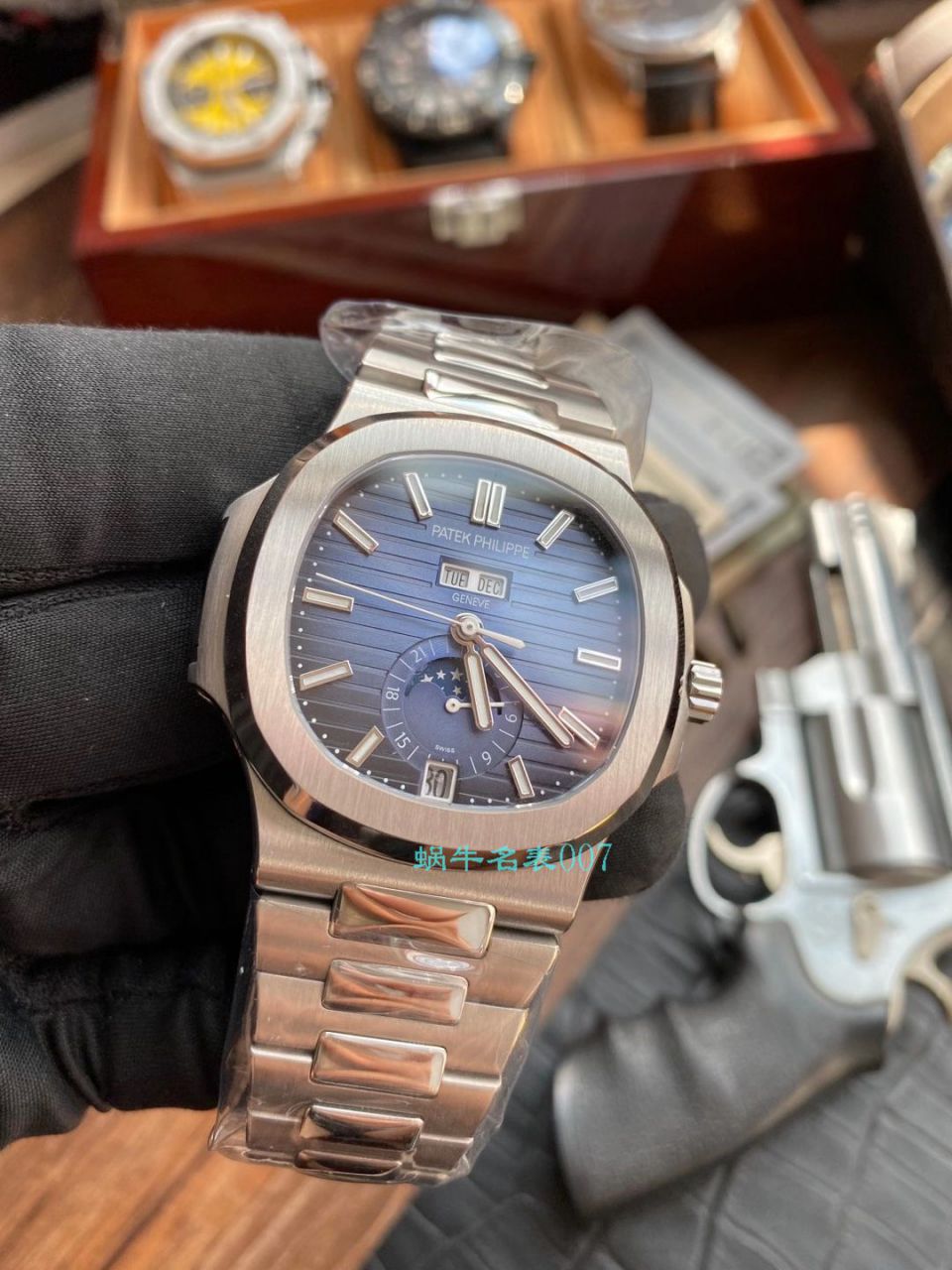 GR Factory  PATEK PHILIPPE  Nautilus 高仿手表V2版本5726/1A-014真月相 / BD327