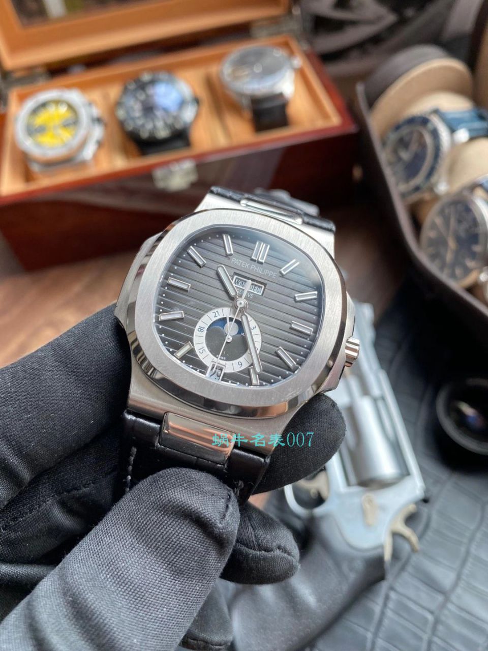 GR Factory  PATEK PHILIPPE  Nautilus 1比1精仿手表V2版本5726A-001真月相 / BD325