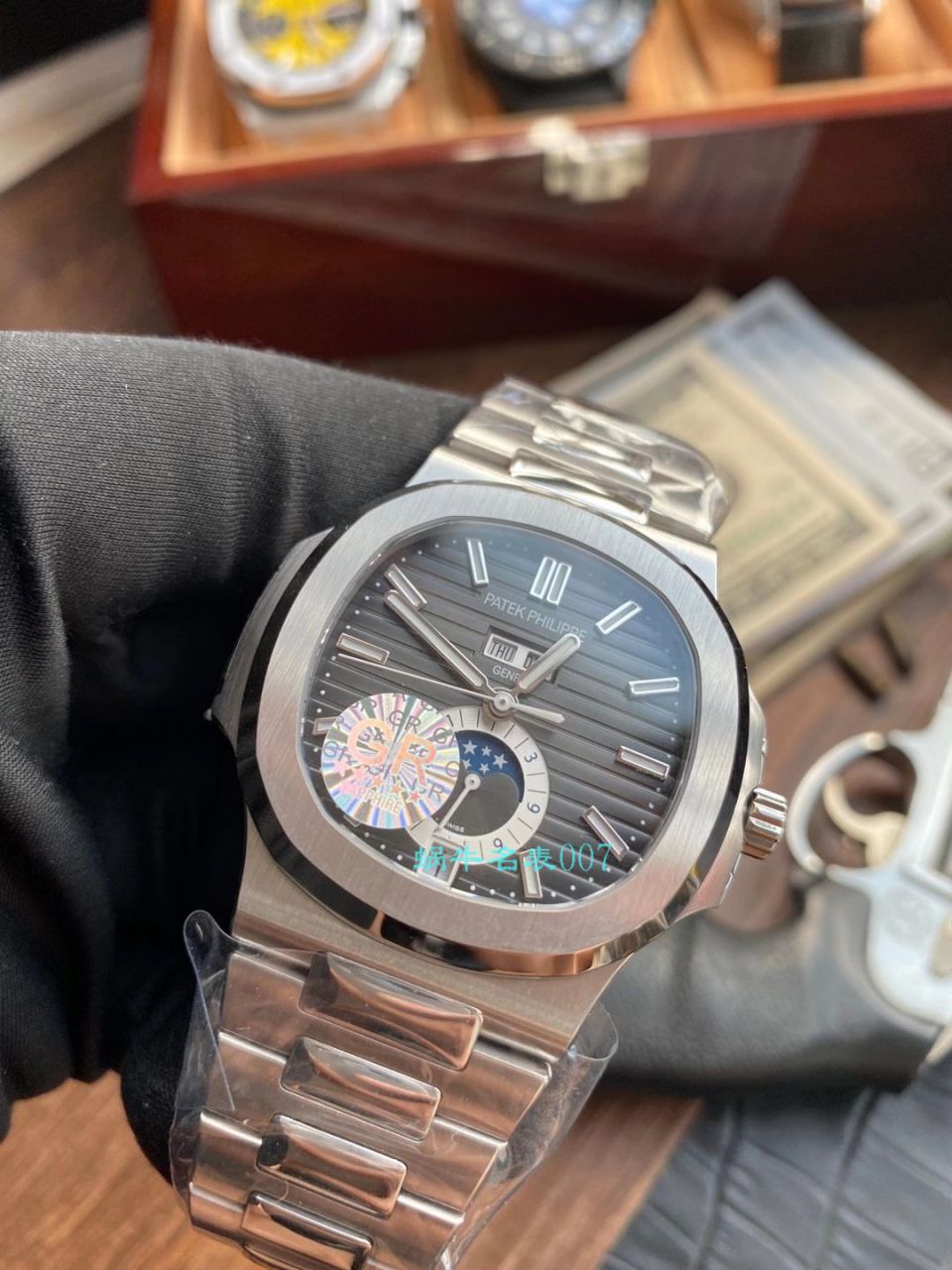 GR Factory  PATEK PHILIPPE  Nautilus 1比1精仿手表V2版本5726A-001真月相 / BD325