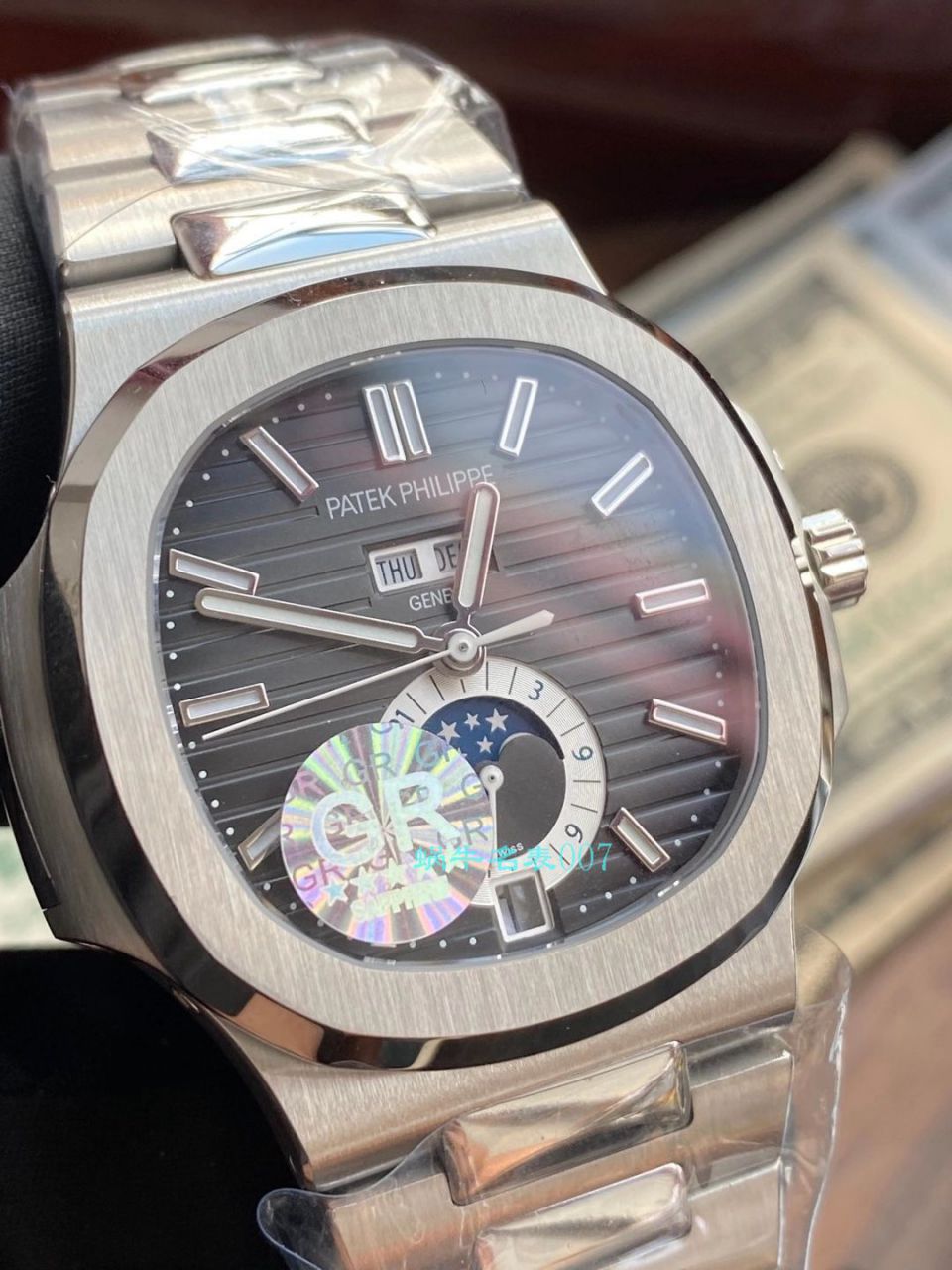 GR Factory  PATEK PHILIPPE  Nautilus 1比1精仿手表V2版本5726A-001真月相 / BD325