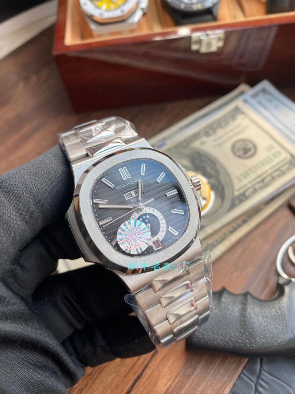 GR Factory  PATEK PHILIPPE  Nautilus  top 复刻高仿手表5726/1A-001真月相 / BD329