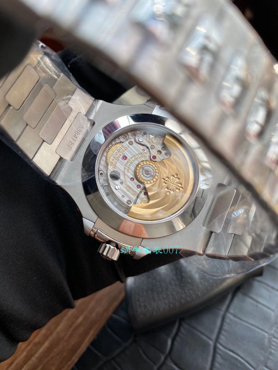 GR Factory 高仿 PATEK PHILIPPE PatekPhilippe手表多少钱 Nautilus V2真月相5726/1A-014皮带款 / BD326
