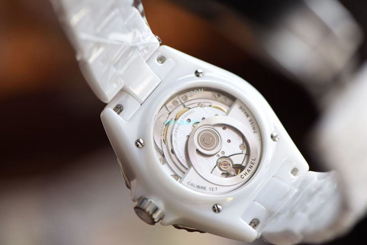 【 Video analysis 】BV Factory  top 复刻高仿手表香奈儿J12系列背透机械H5700 wrist watch  / X060