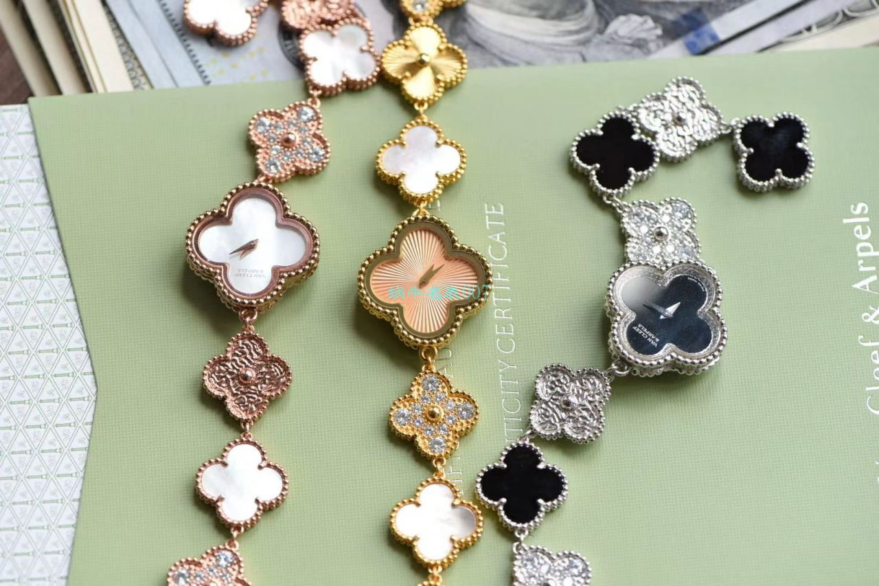 V&A Factory 梵克雅宝超A高仿手表VCARO8WW00,VCARO8SG00女表 / VCA012