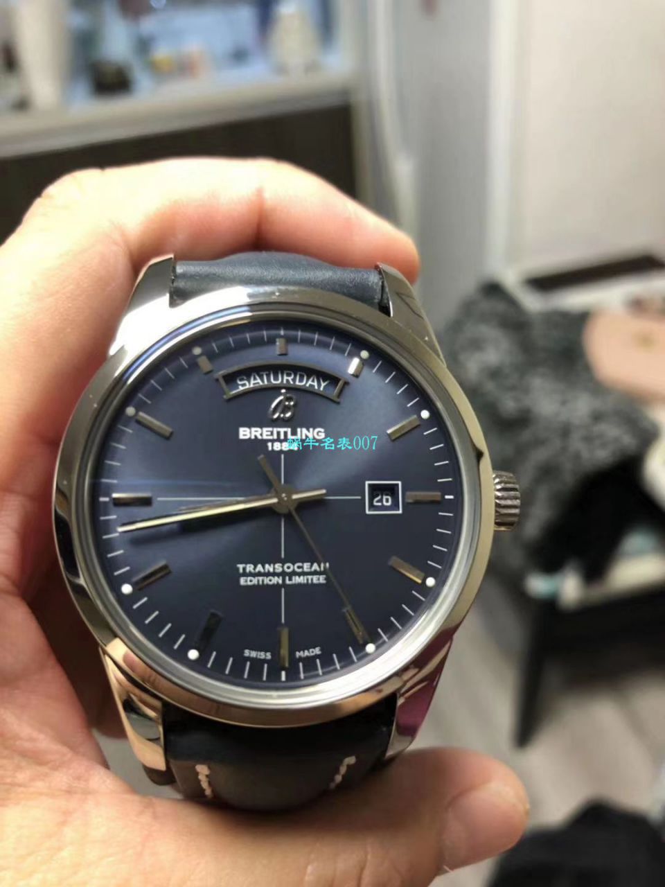 【 Video analysis 】V7 Factory  Breitling 越洋系列1比1高精仿手表A4531012.G751.437X.A20BA.1 wrist watch  / BL199