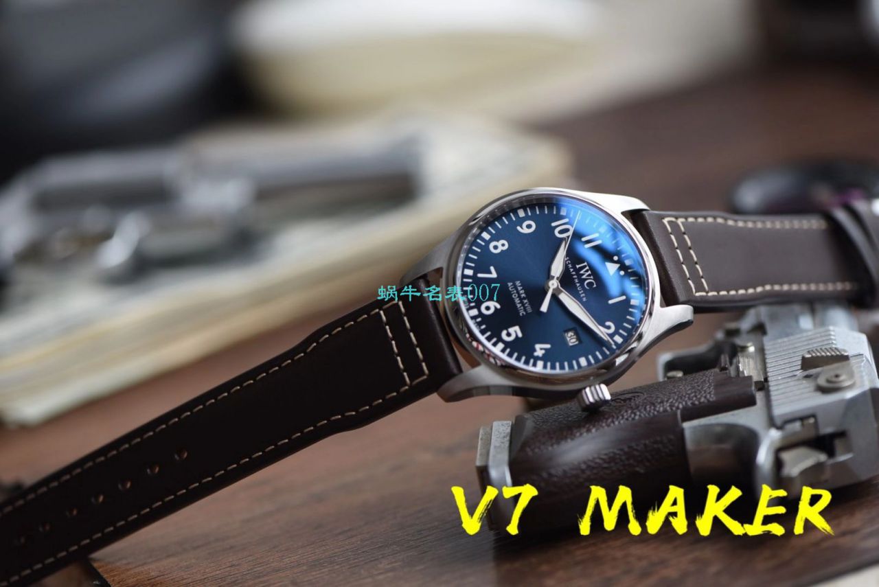 【 Video analysis 】V7 Factory  IWC  MARK XVII 钢带款 top 复刻高仿IW327002 wrist watch  / WG579
