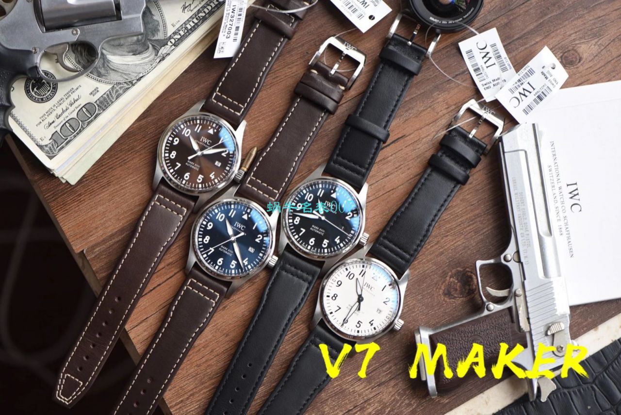 【 Video analysis 】V7 Factory  IWC  MARK XVII 钢带款 top 复刻高仿IW327002 wrist watch  / WG579