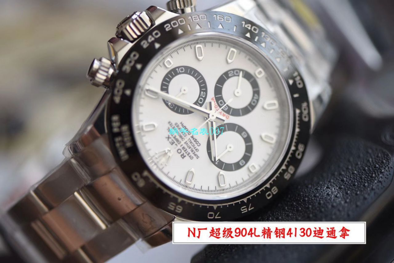 【 Video analysis 】N Factory V3 Rolex  Ditongna 熊猫迪 top 复刻高仿手表m116500ln-0001 wrist watch  / R656