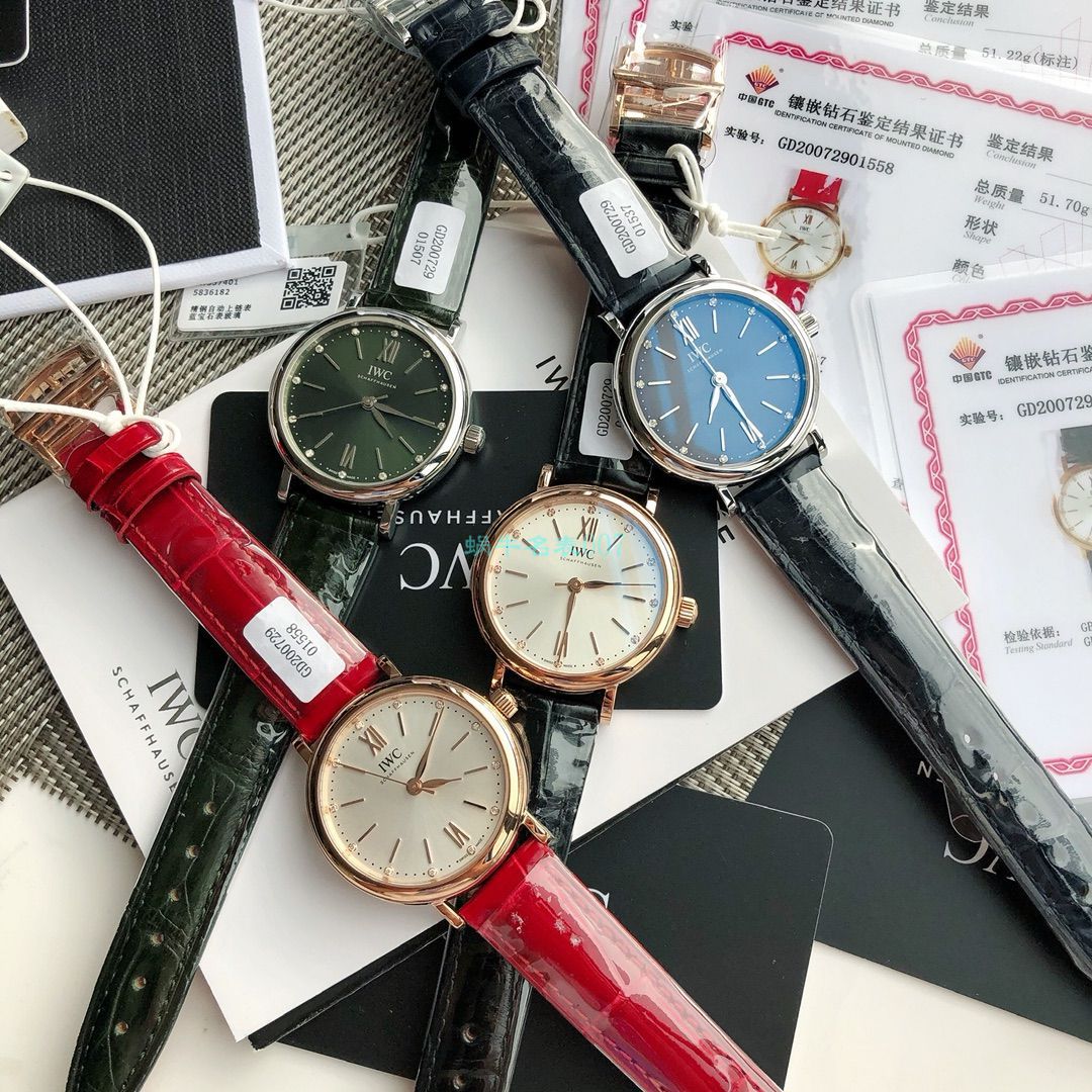 高端原单真钻 IWC 柏涛菲诺系列IW357405,IW357401女装 / WG580