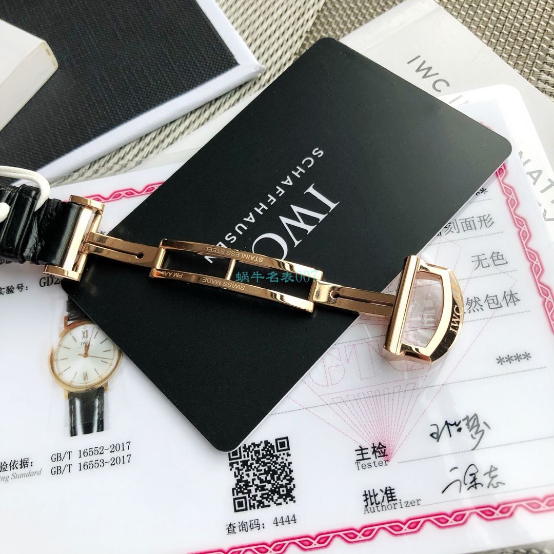 高端原单真钻 IWC 柏涛菲诺系列IW357405,IW357401女装 / WG580