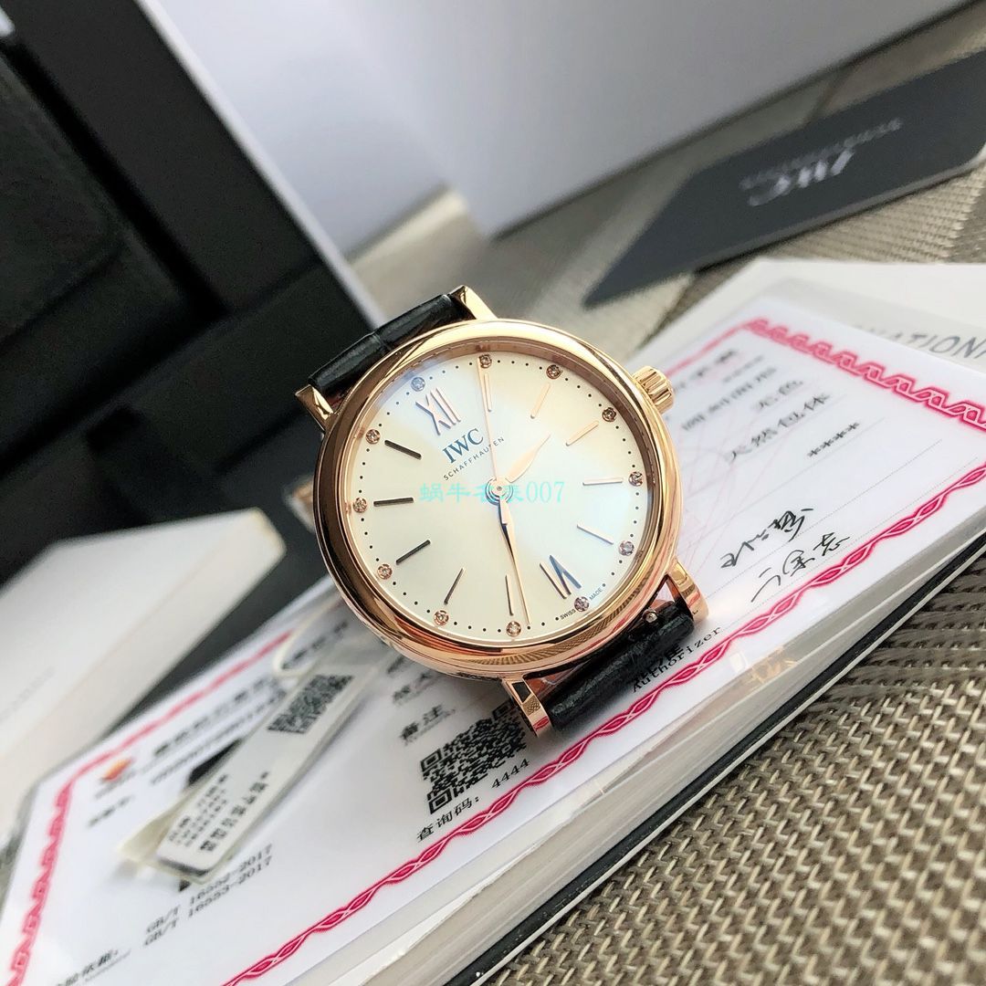 高端原单真钻 IWC 柏涛菲诺系列IW357405,IW357401女装 / WG580