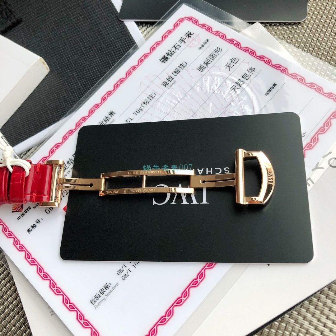 高端原单真钻 IWC 柏涛菲诺系列IW357405,IW357401女装 / WG580