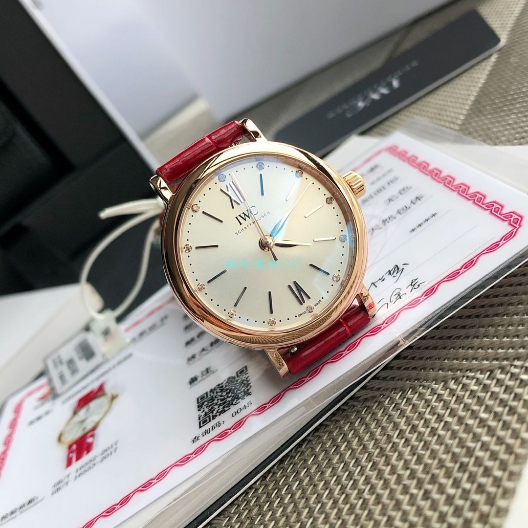 高端原单真钻 IWC 柏涛菲诺系列IW357405,IW357401女装 / WG580