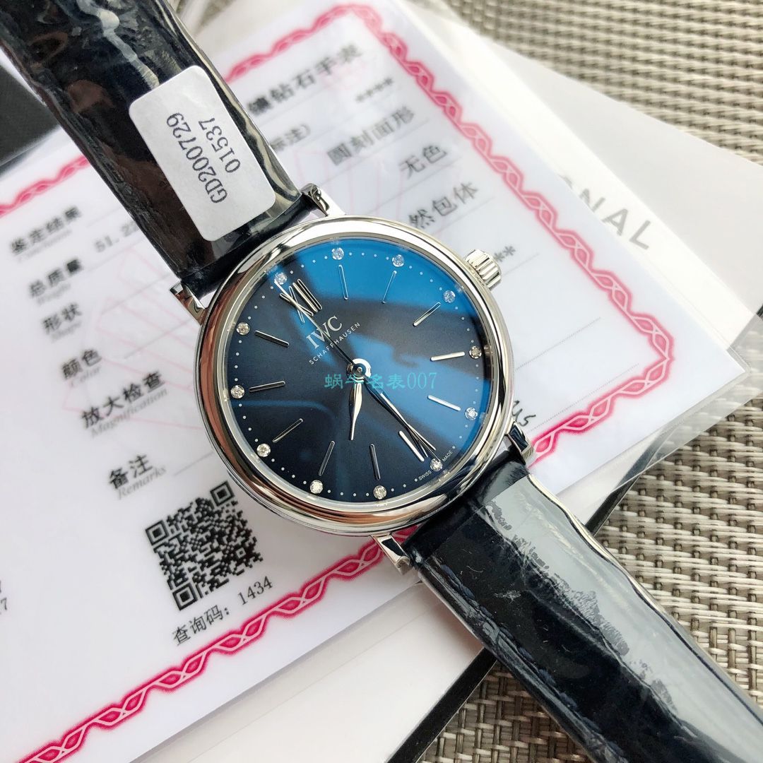 高端原单真钻 IWC 柏涛菲诺系列IW357405,IW357401女装 / WG580
