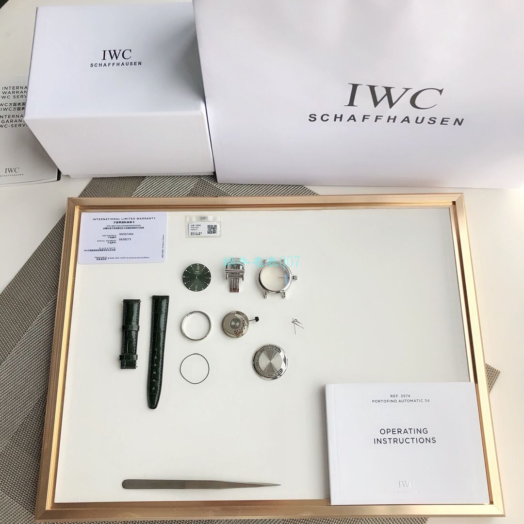 高端原单真钻 IWC 柏涛菲诺系列IW357405,IW357401女装 / WG580