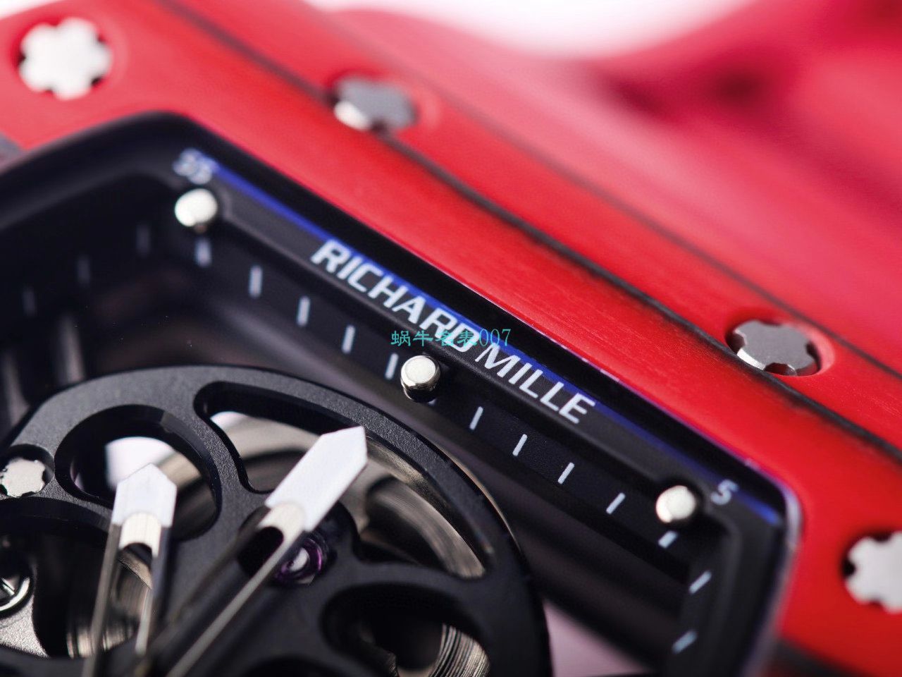 JB Factory  RICHARD MILLE RM52-01真 Tourbillon  carbon fiber 骷髅头鬼王 / RM052JB