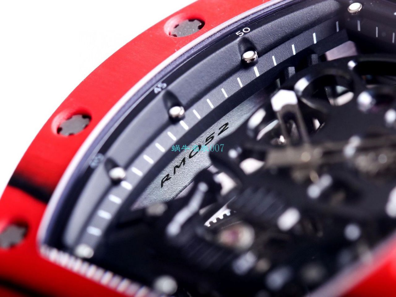 JB Factory  RICHARD MILLE RM52-01真 Tourbillon  carbon fiber 骷髅头鬼王 / RM052JB