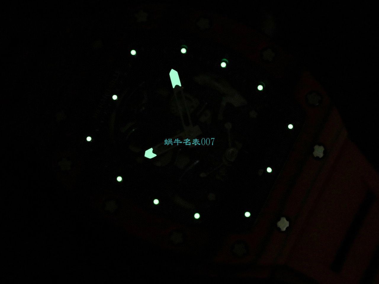 JB Factory  RICHARD MILLE RM52-01真 Tourbillon  carbon fiber 骷髅头鬼王 / RM052JB